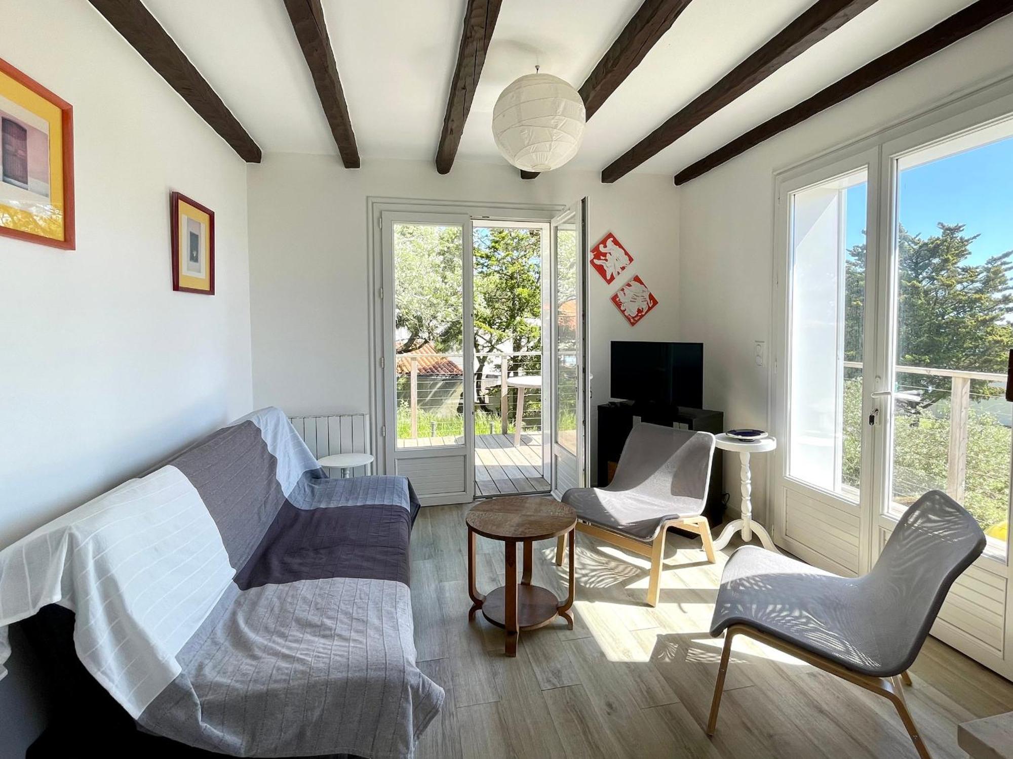 Maison Familiale Au Calme, Proche Plage, 9 Couchages, Terrasses, Wifi, Garage Velo - Bretignolles-Sur-Mer - Fr-1-231-203 Kültér fotó