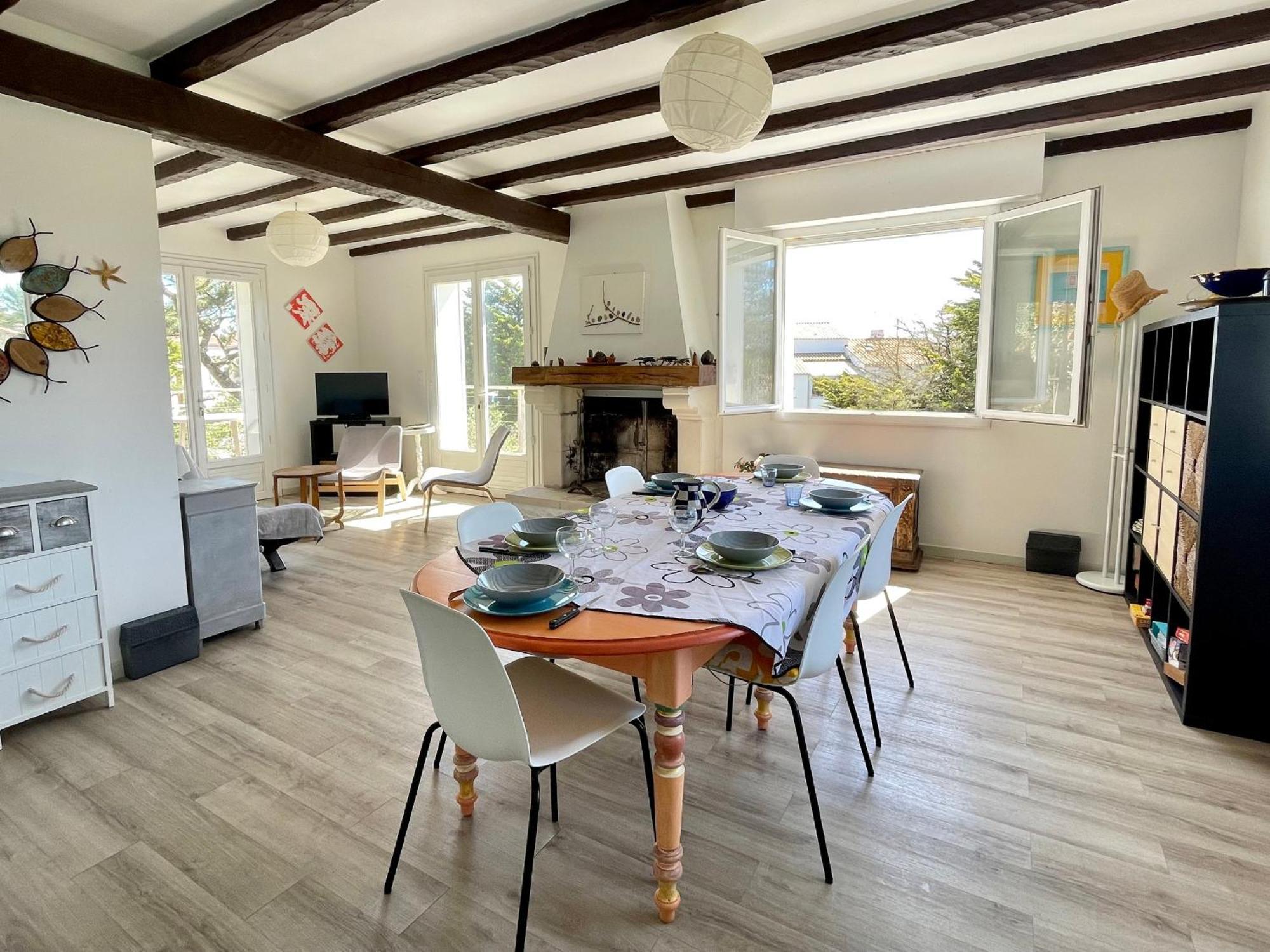 Maison Familiale Au Calme, Proche Plage, 9 Couchages, Terrasses, Wifi, Garage Velo - Bretignolles-Sur-Mer - Fr-1-231-203 Kültér fotó