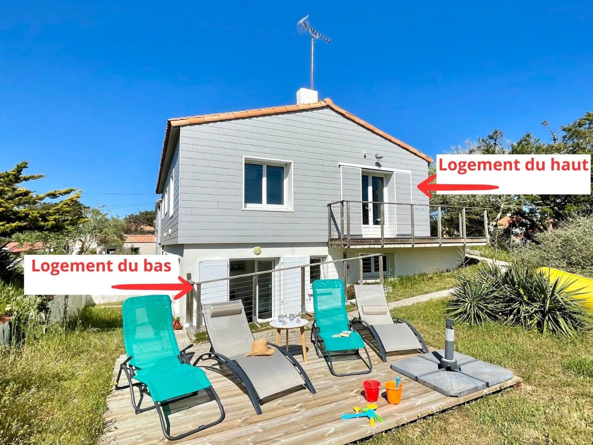 Maison Familiale Au Calme, Proche Plage, 9 Couchages, Terrasses, Wifi, Garage Velo - Bretignolles-Sur-Mer - Fr-1-231-203 Kültér fotó