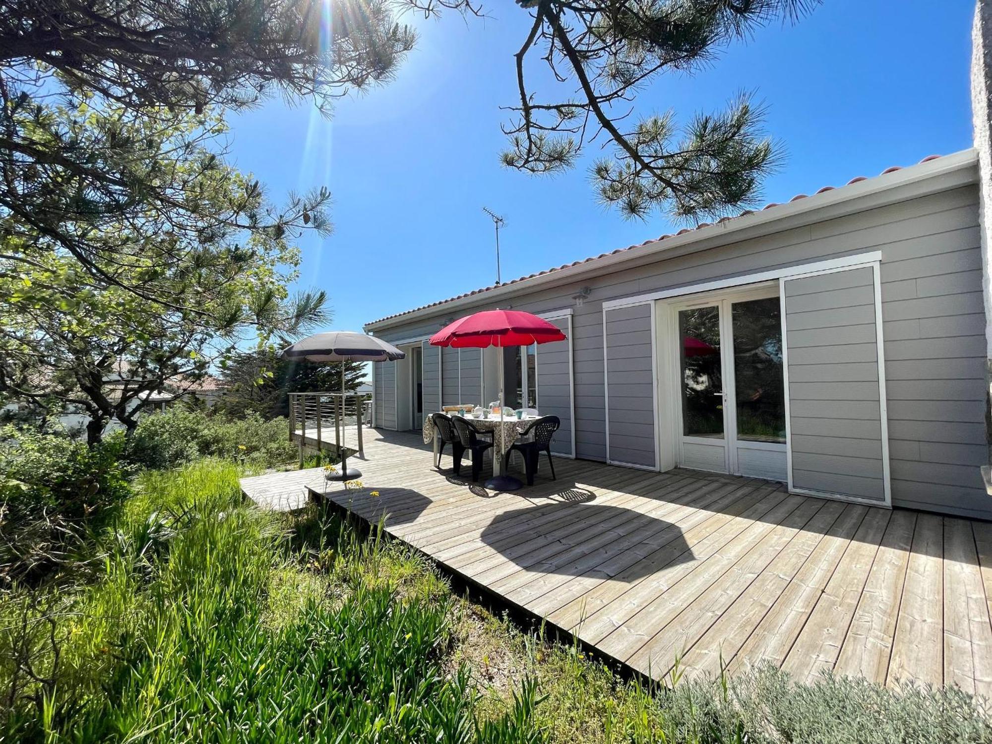 Maison Familiale Au Calme, Proche Plage, 9 Couchages, Terrasses, Wifi, Garage Velo - Bretignolles-Sur-Mer - Fr-1-231-203 Kültér fotó